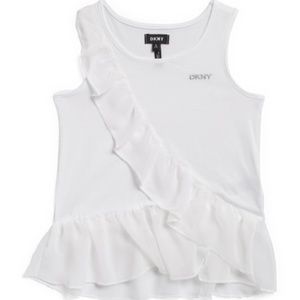 DKNY Big Girls Flare Peplum Top
